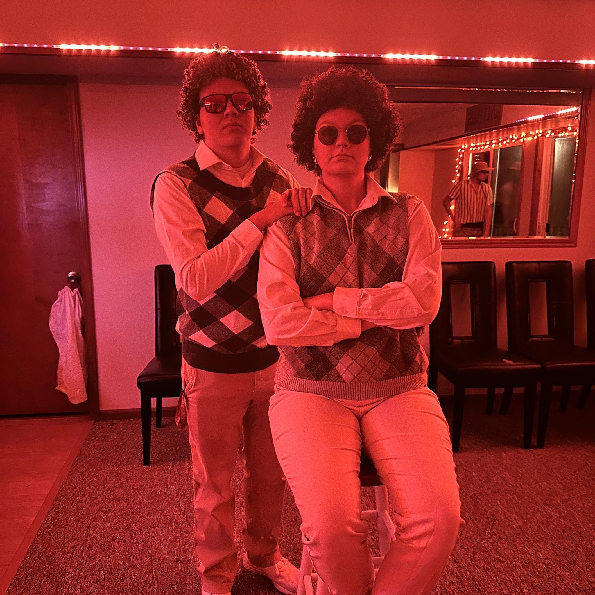 One of our several iconic Halloween costumes