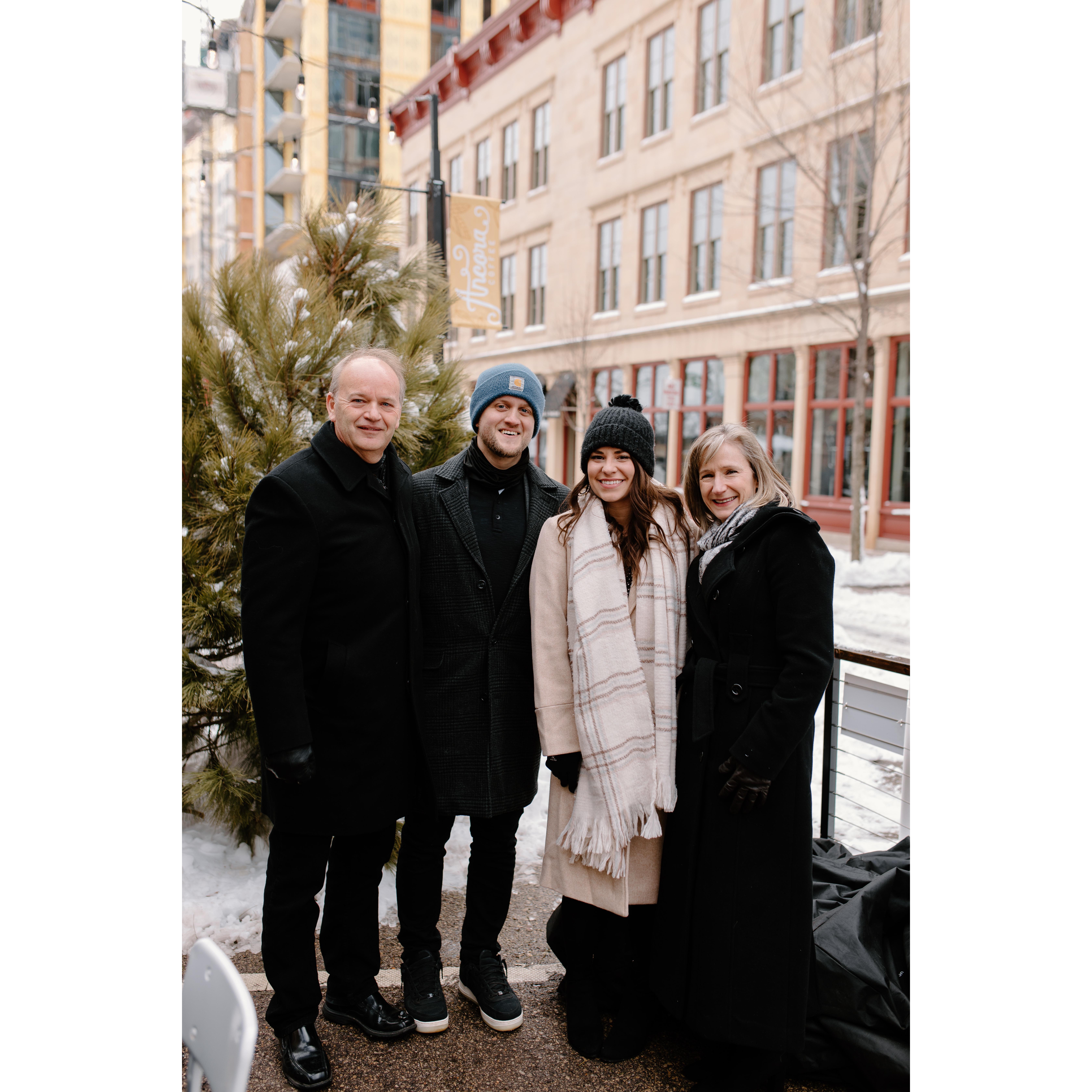 Marques's Dad and Step Mom, Michelle. We are so grateful to be having our summer reception at your beautiful home this summer!