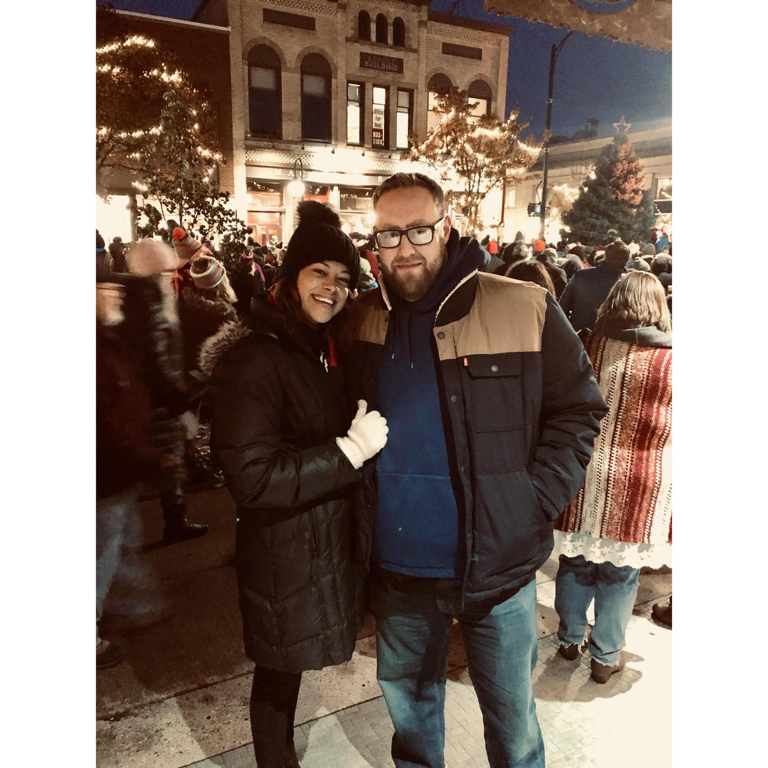 Kyle proposed just hours before this was taken!