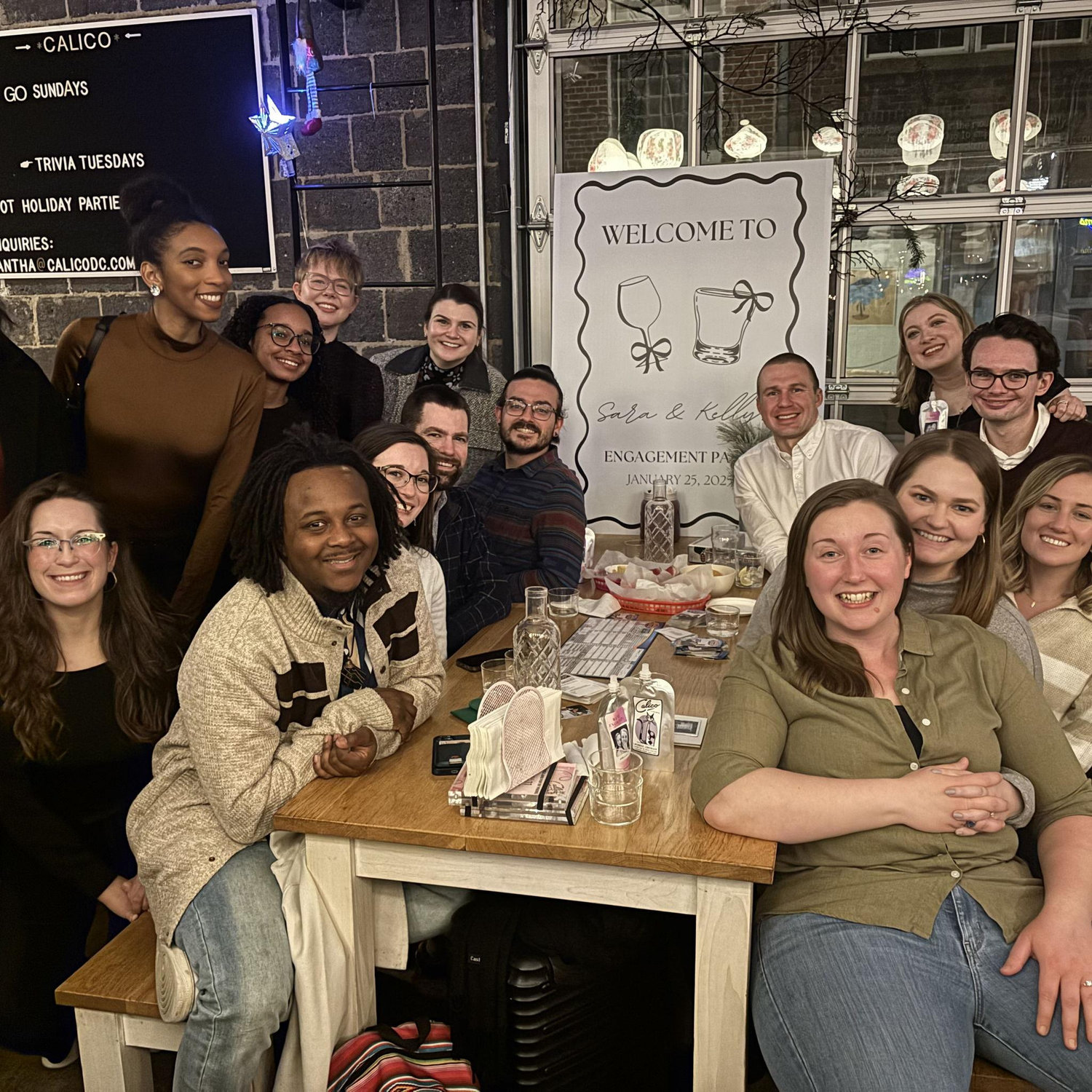 Our friends surprised us with the best engagement party!
