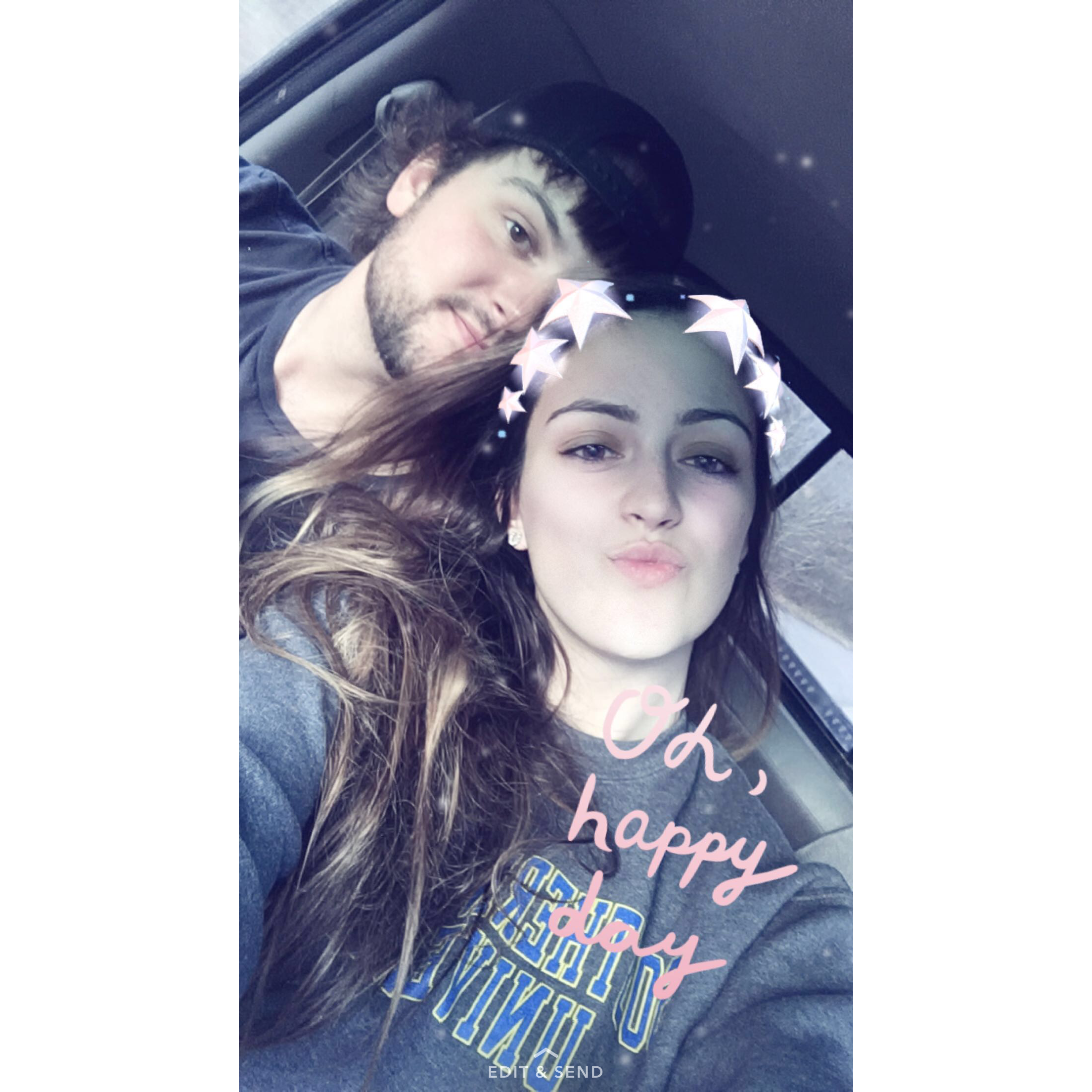 Our first photo together