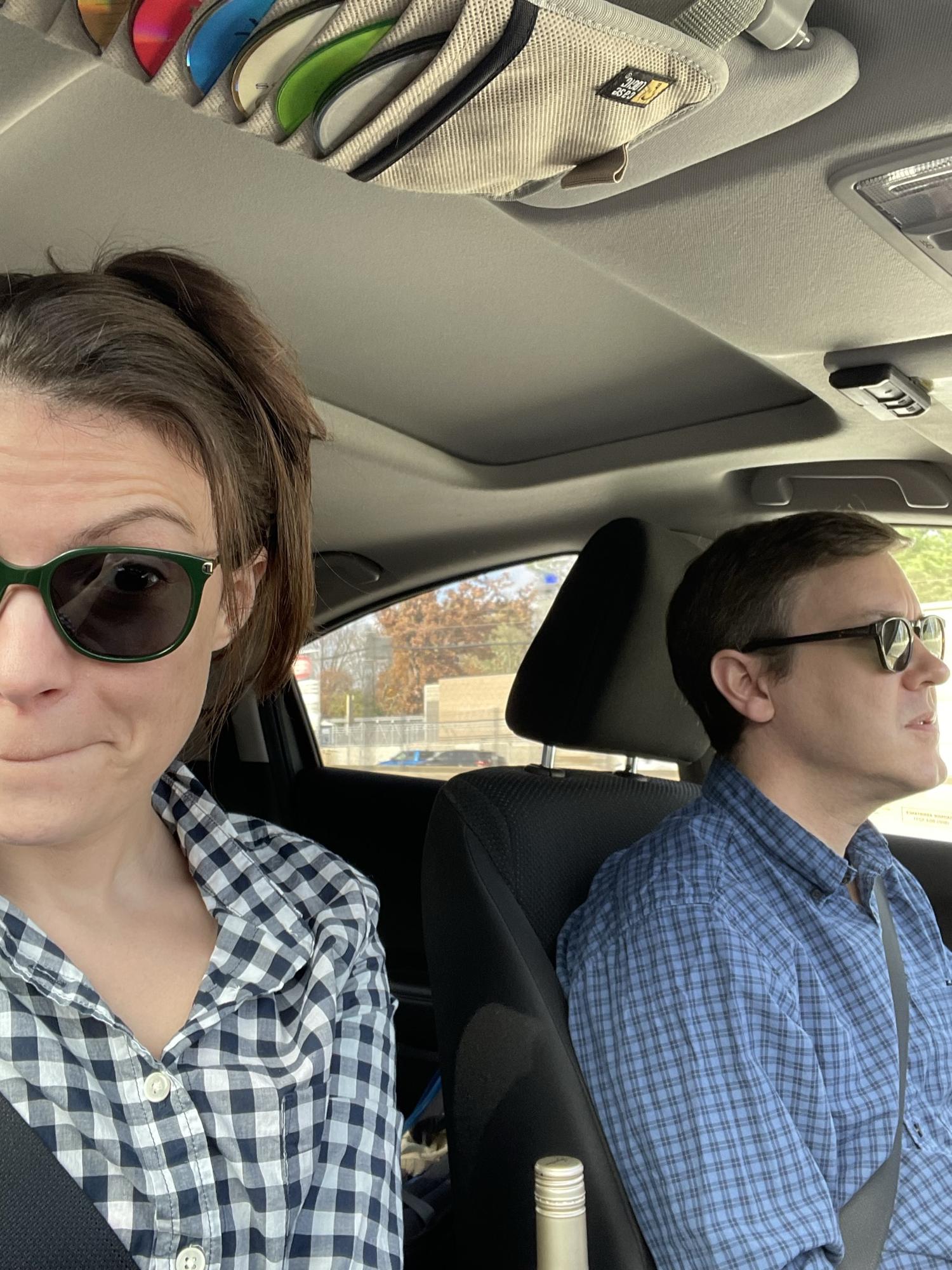 On our way to the farm (our wedding venue)!