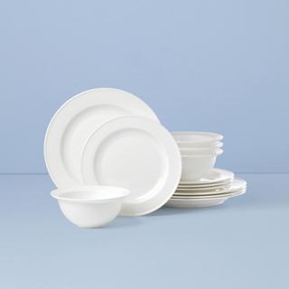 Studio 1414 Rimmed 12-Piece Dinnerware Set, Service for 4
