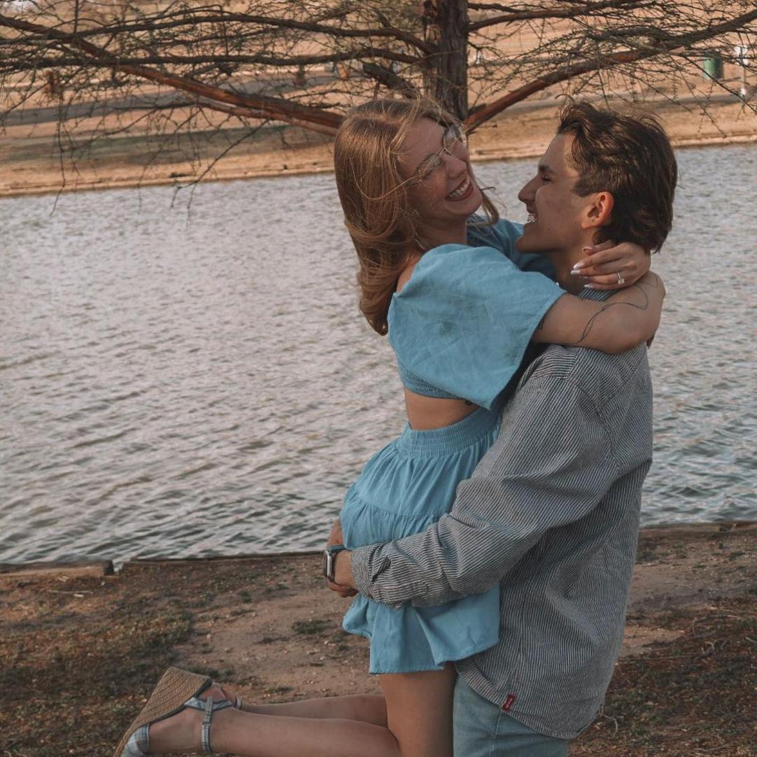 Our first photoshoot!
(Buddy Holly Park)