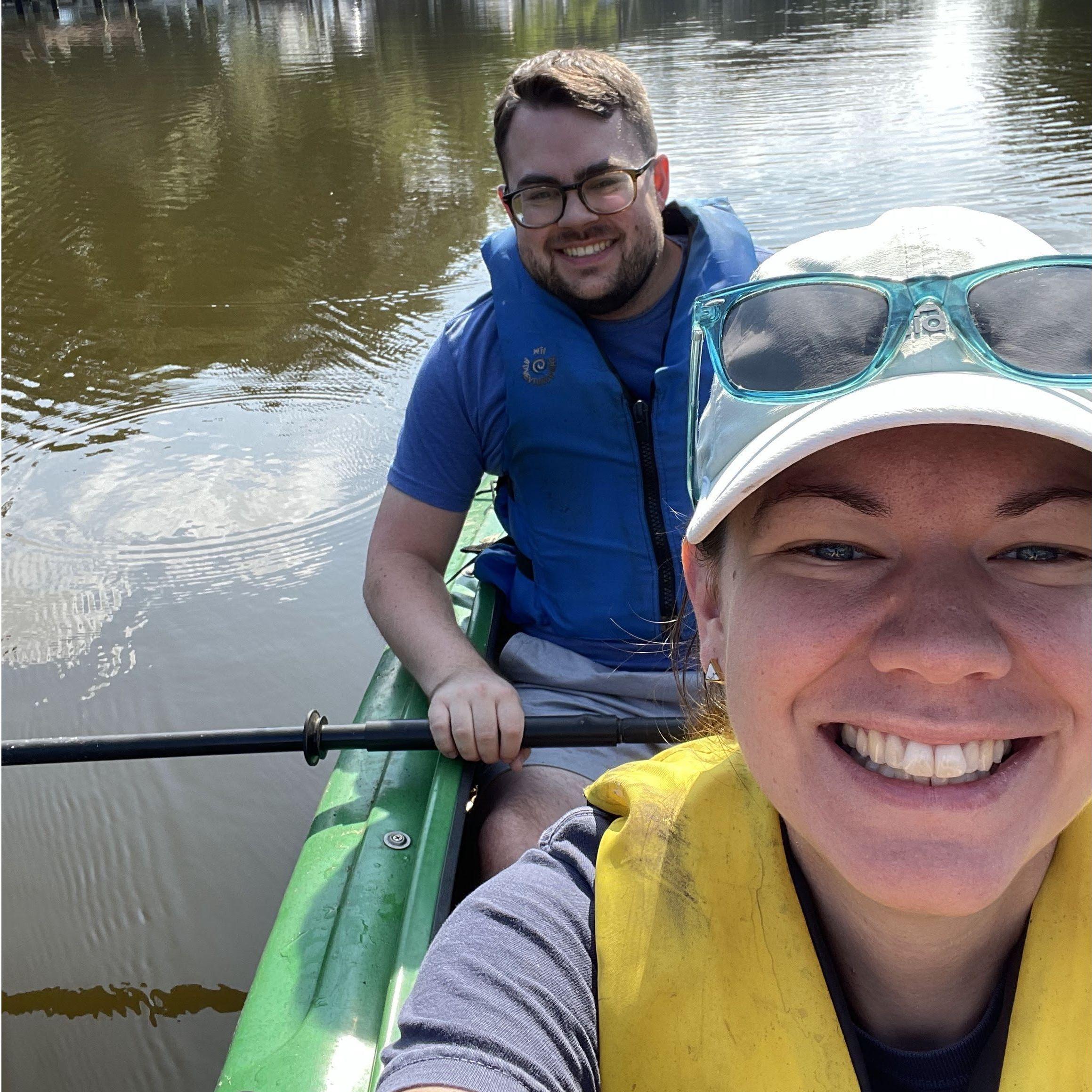 Lovely morning kayaking on the creek to wrap up our Annapolis trip