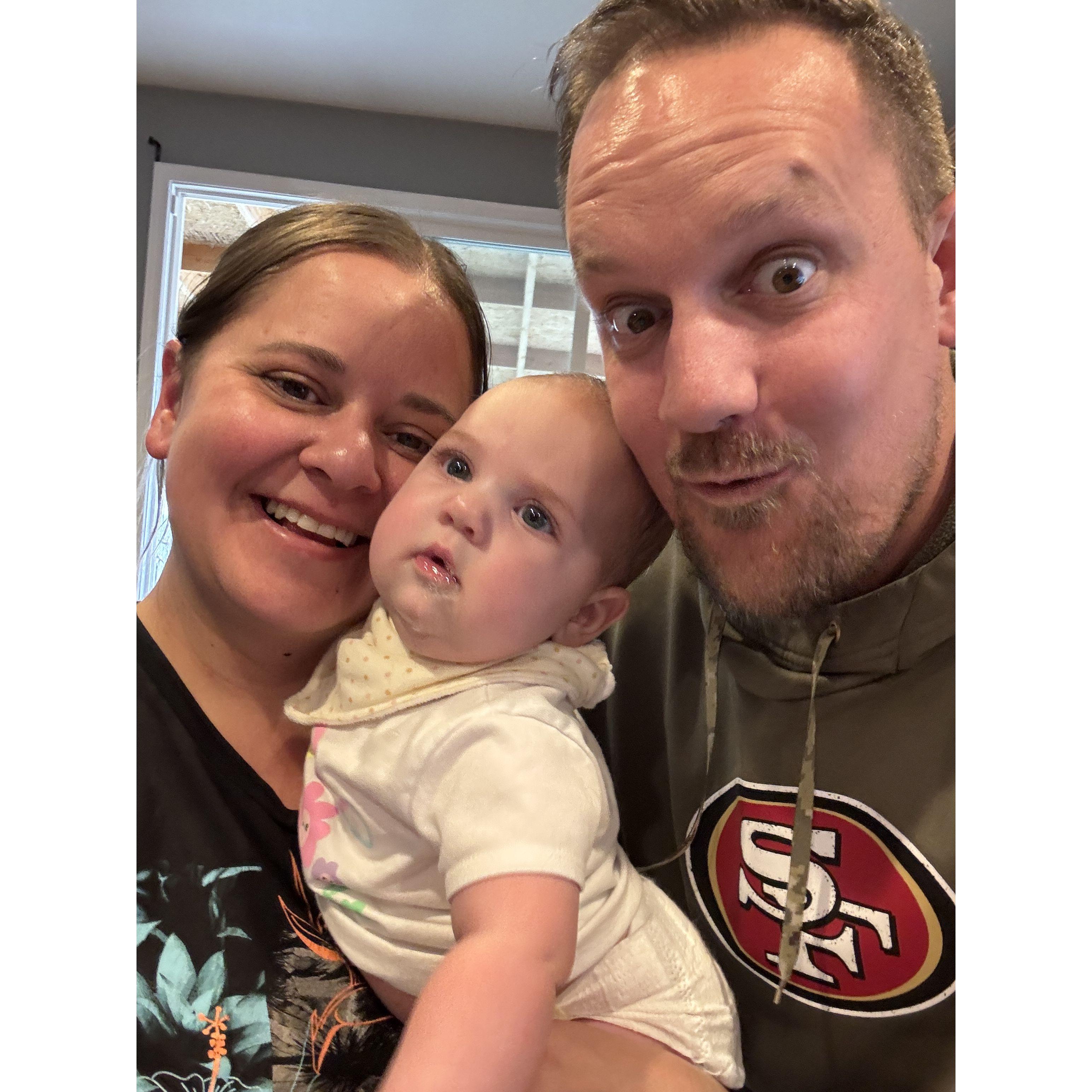 Most recent photo of our lil family, 2025