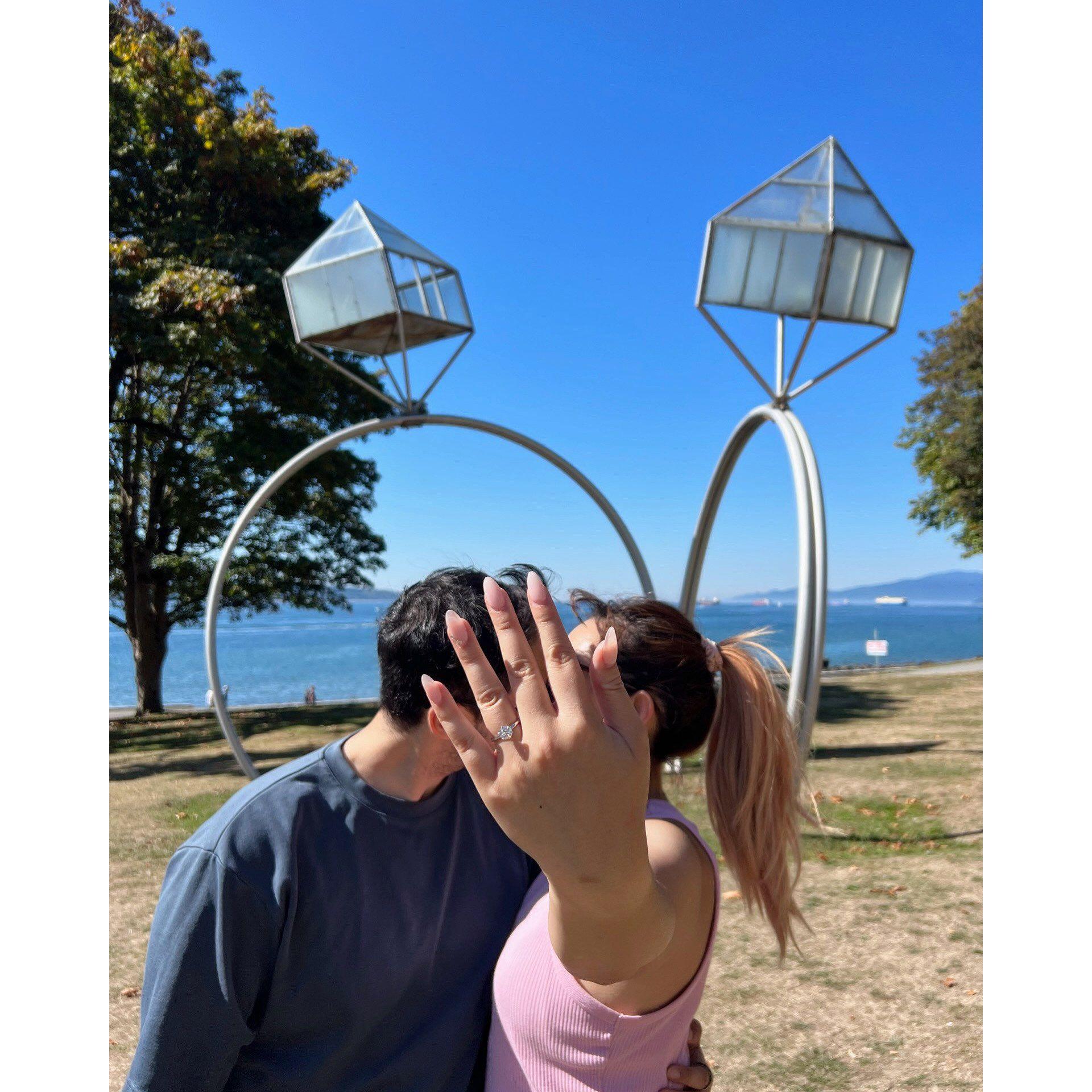 Engaged in Vancouver! - September 13th 2023