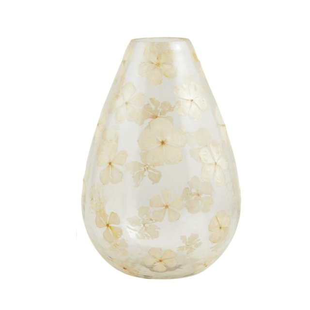 Large Pressed Flower Vase