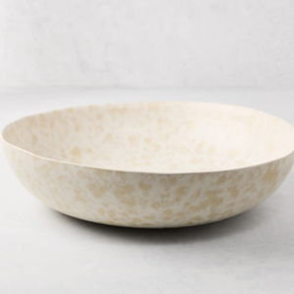 Natural Nuno Splatter Stoneware Serve Bowl - Hudson Grace