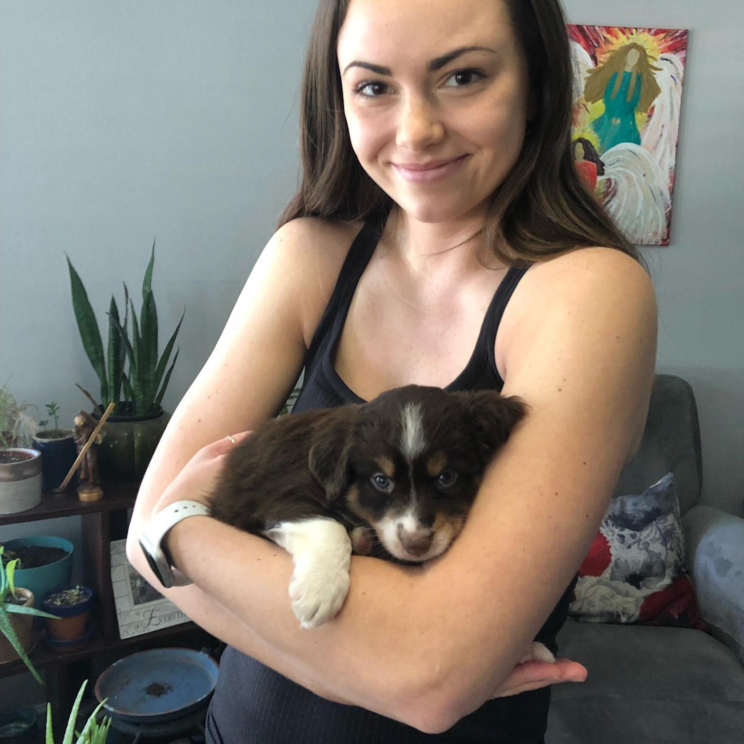 Our first time meeting Winslow!