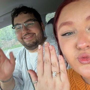 Calling everyone we know to tell them we are ENGAGED