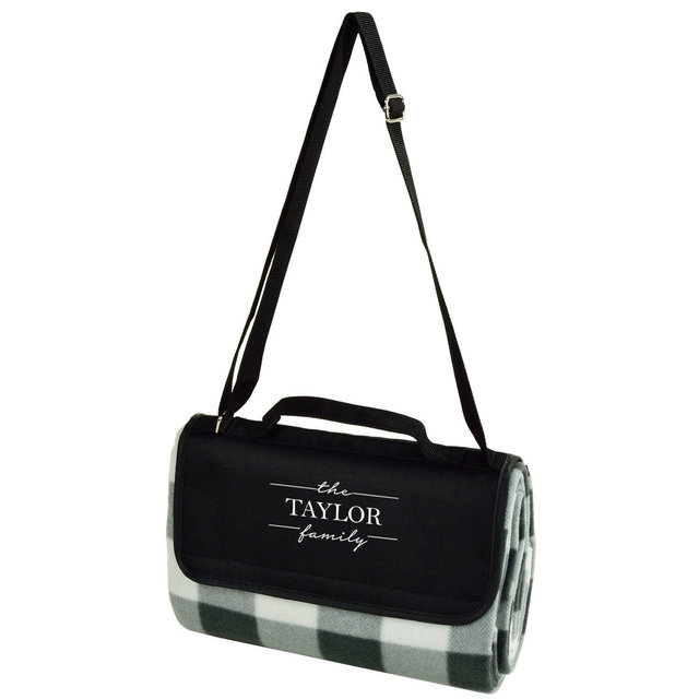 Picnic at Ascot Personalized Extra Large Picnic Blanket Water Resistant-Weddings, Housewarming, Valentines, Anniversary, Graduation, Clients