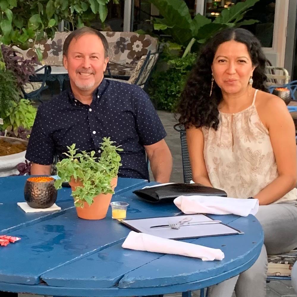 One of our first dates at the Ice Box in Hallandale