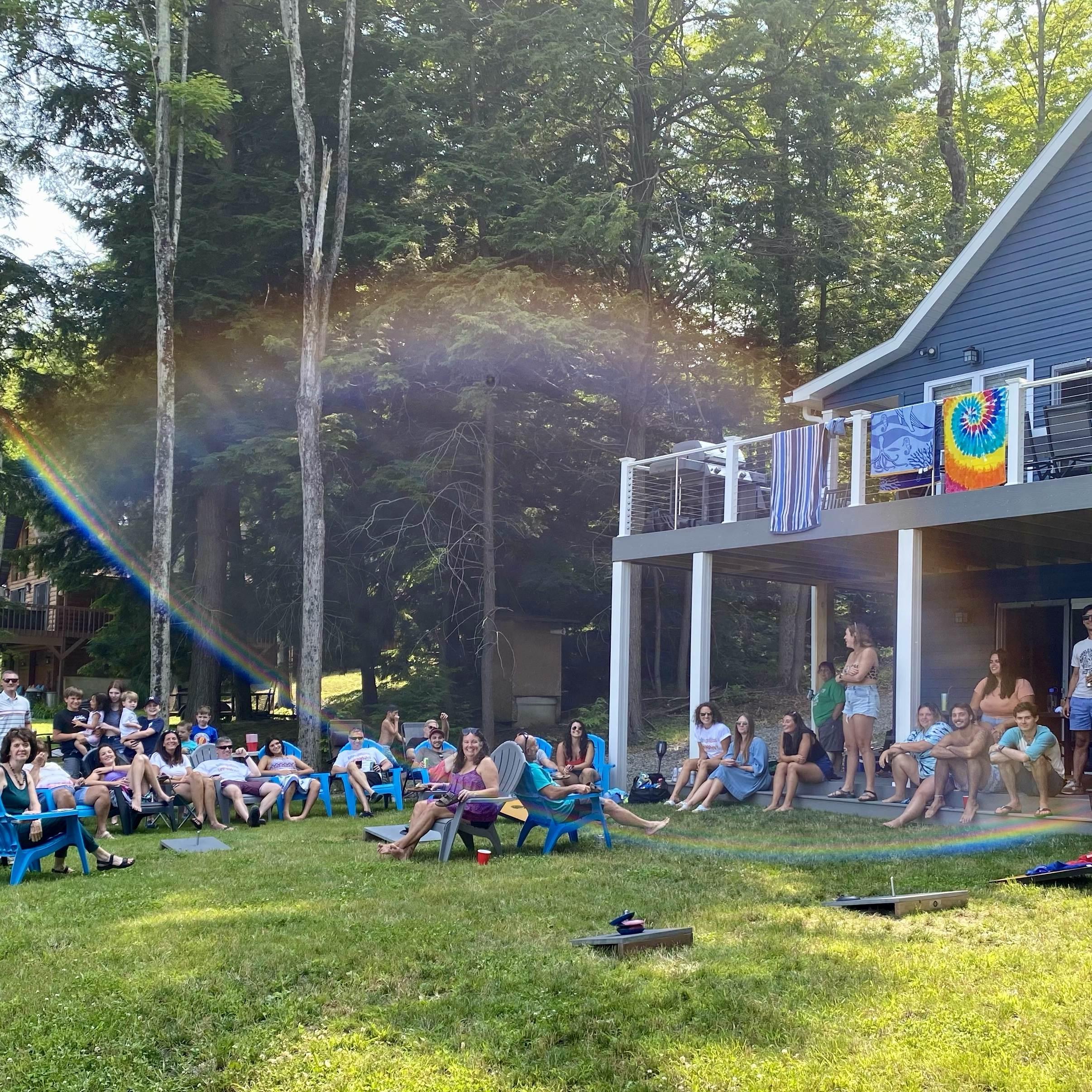 The Deangelos hold LAKEAPALOOZA every summer and in 2021 Kat's parents joined and met the whole DeAngelo family!