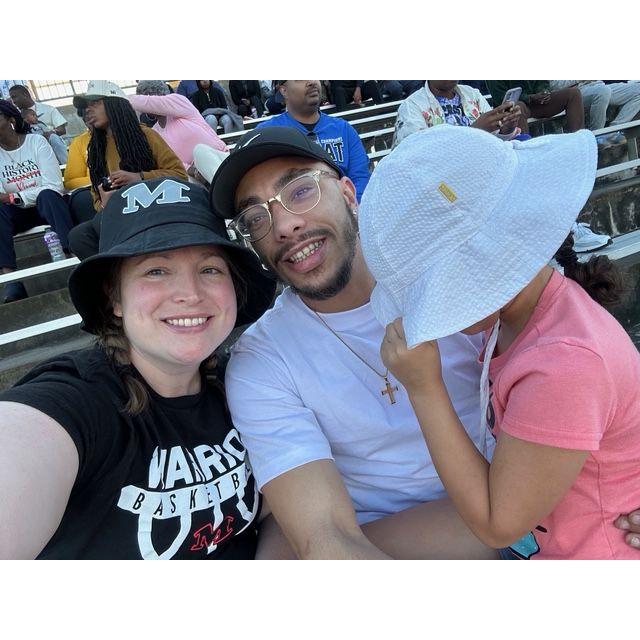 Track meets watching Tahj