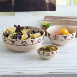 Branded 3 Pc Bowl Set