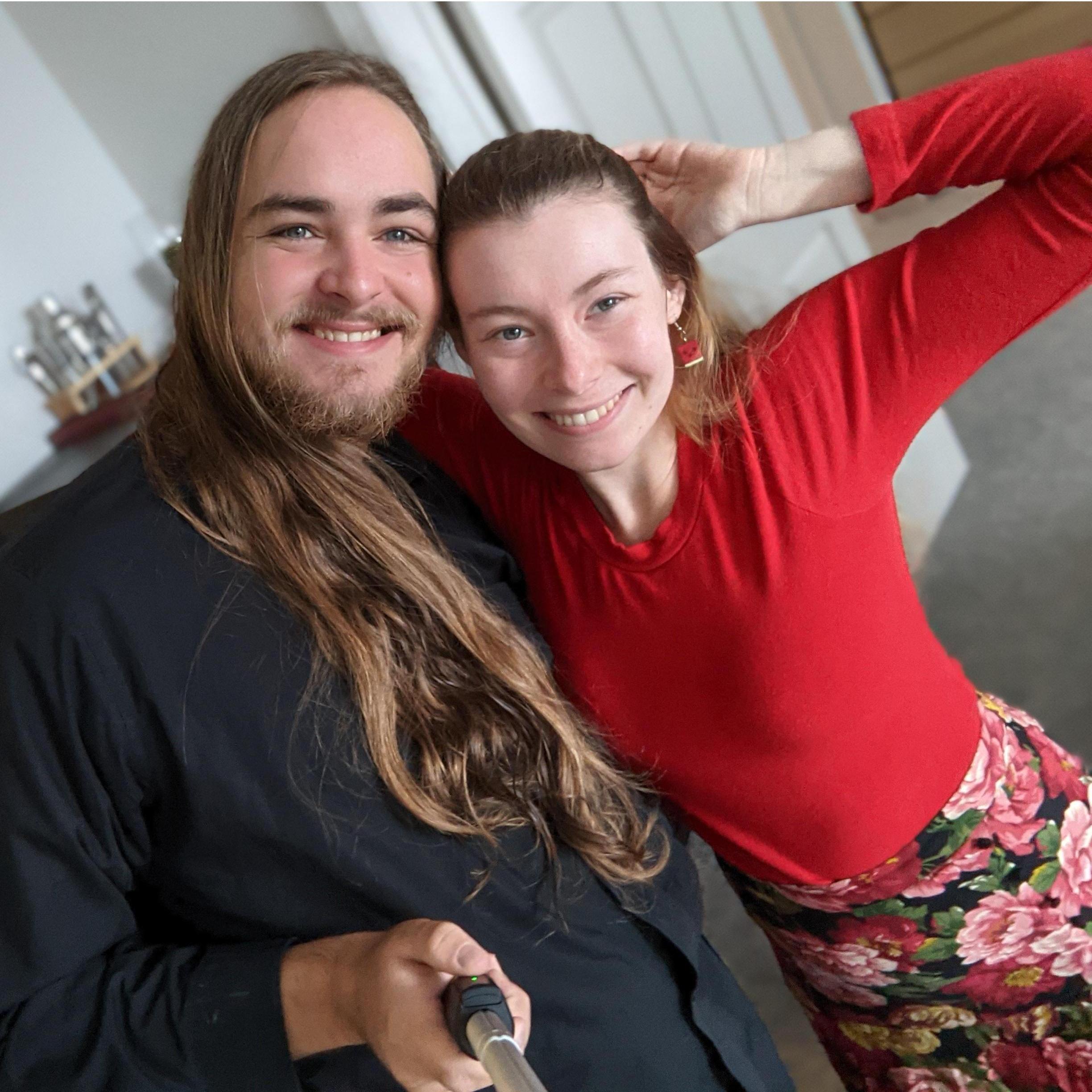 Getting ready to leave on our seventh anniversary- she had no idea I had a ring in my back pocket!