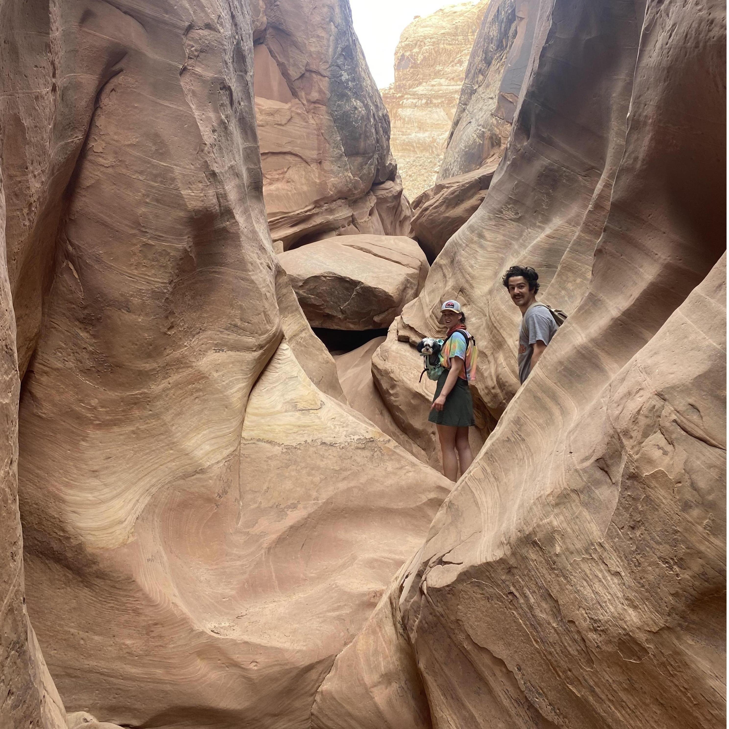 Exploring canyons in Utah