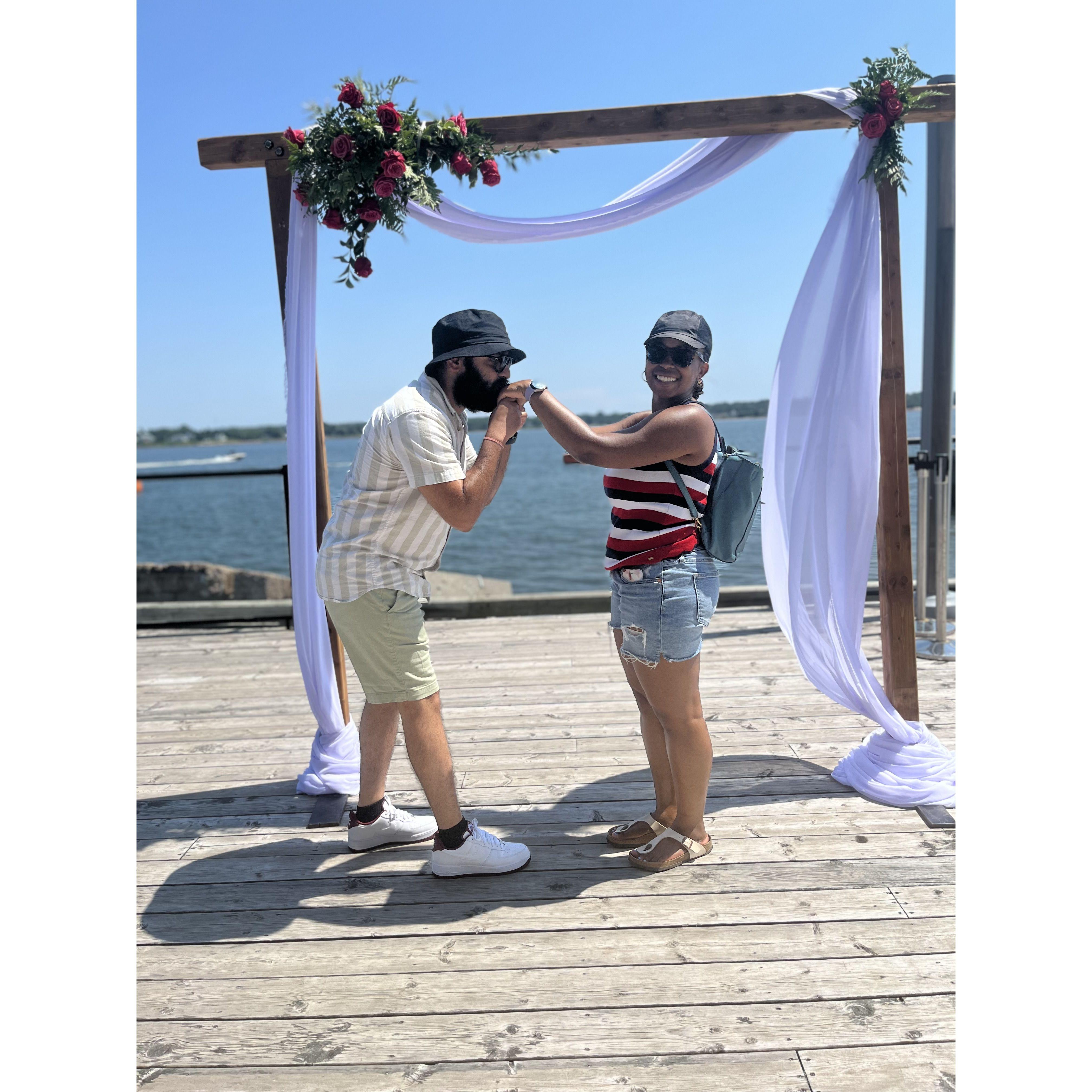 "I Do" at Charlottetown's Port