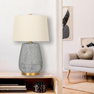 Textured Glaze Ceramic Table Lamp