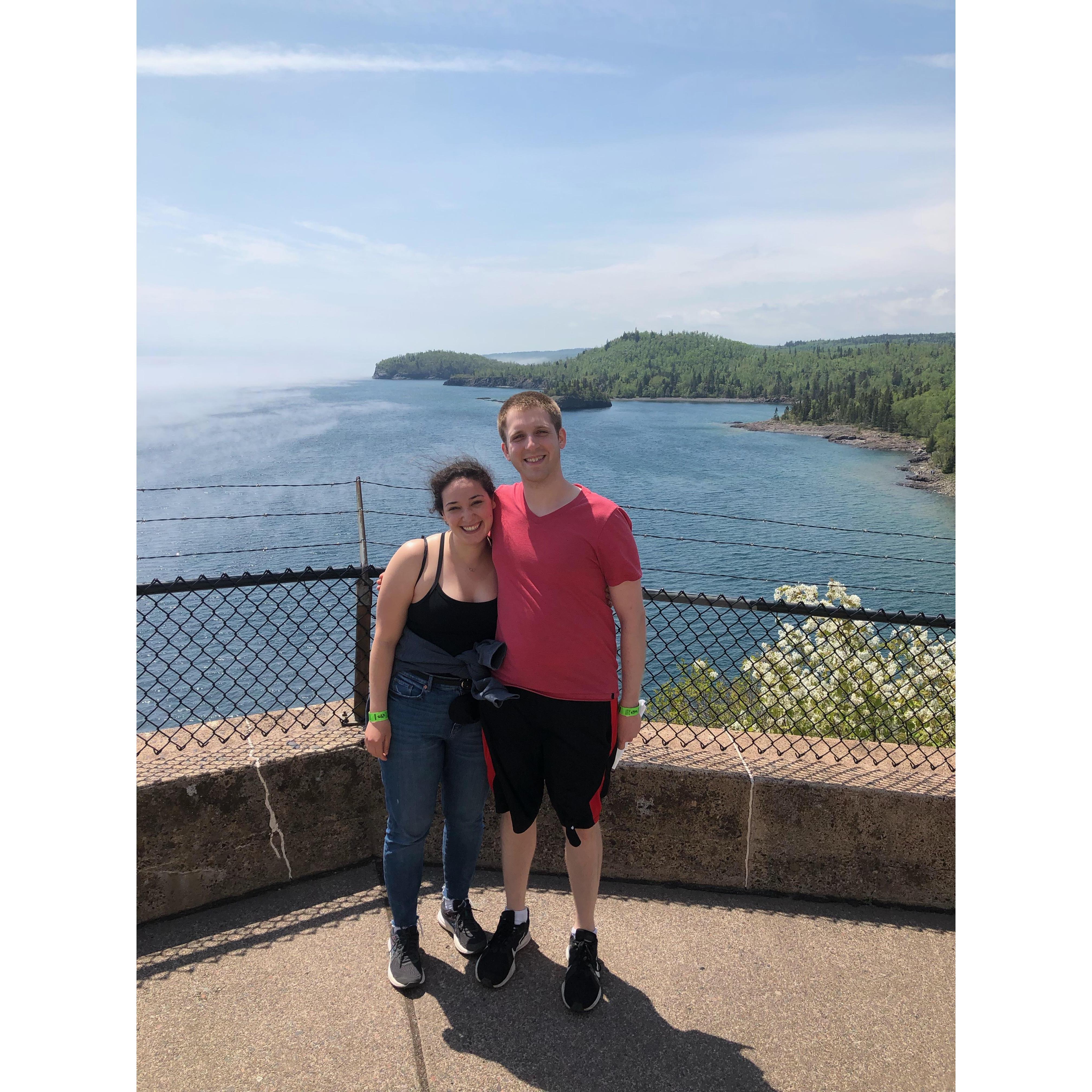 Visiting the Splitrock Lighthouse on the north shore!