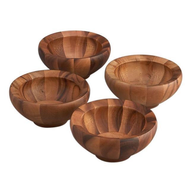 Nambé Yaro Salad Bowl, Set of 4