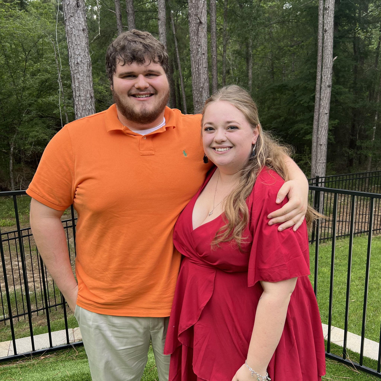 At Harrison's graduation party.