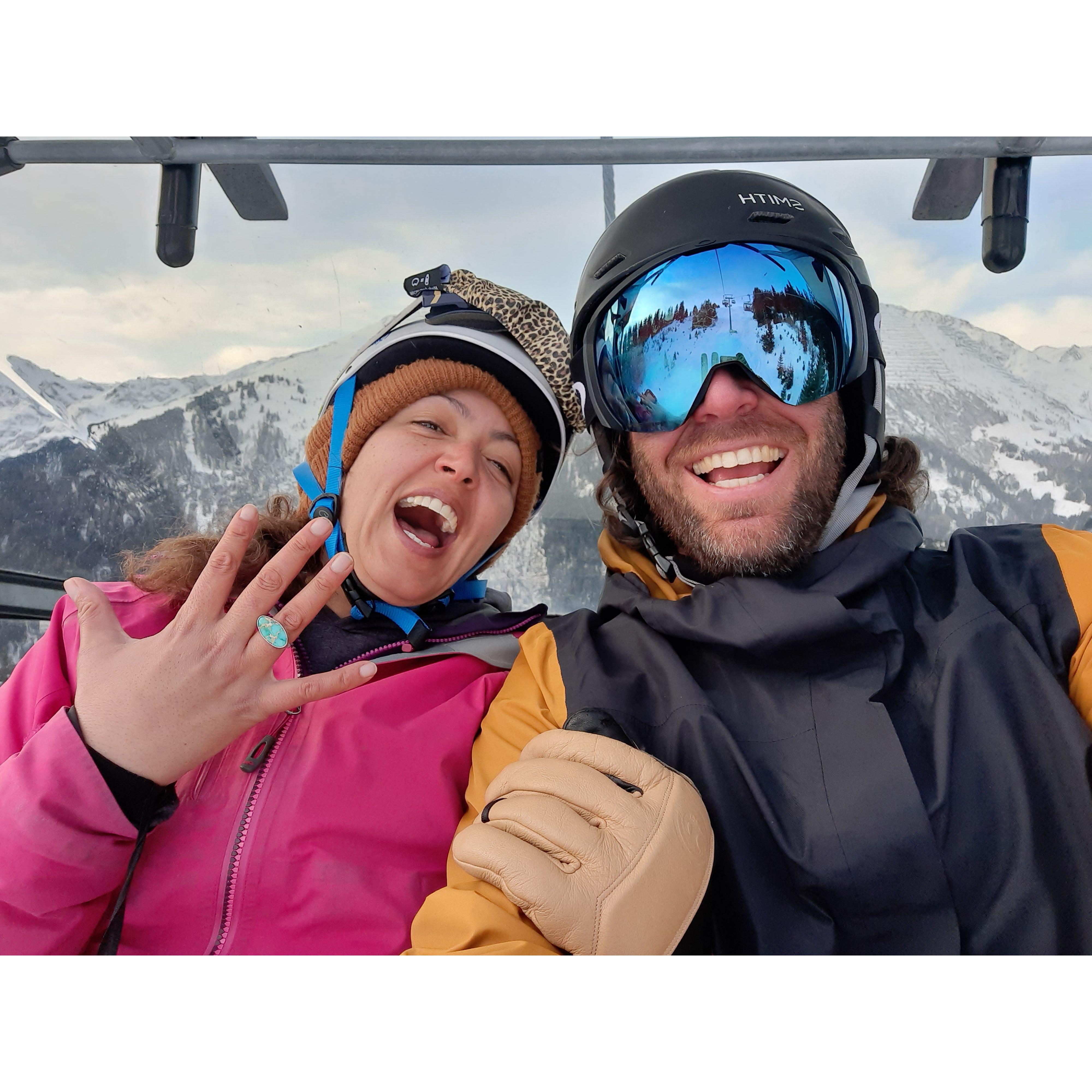 She said 'Yes!'
