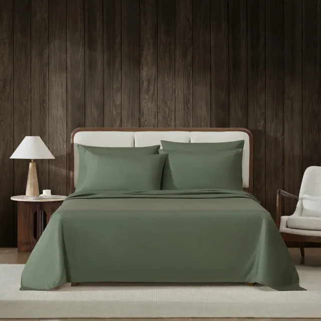 Eddie Bauer Logan Collection Green Queen Sheet Set