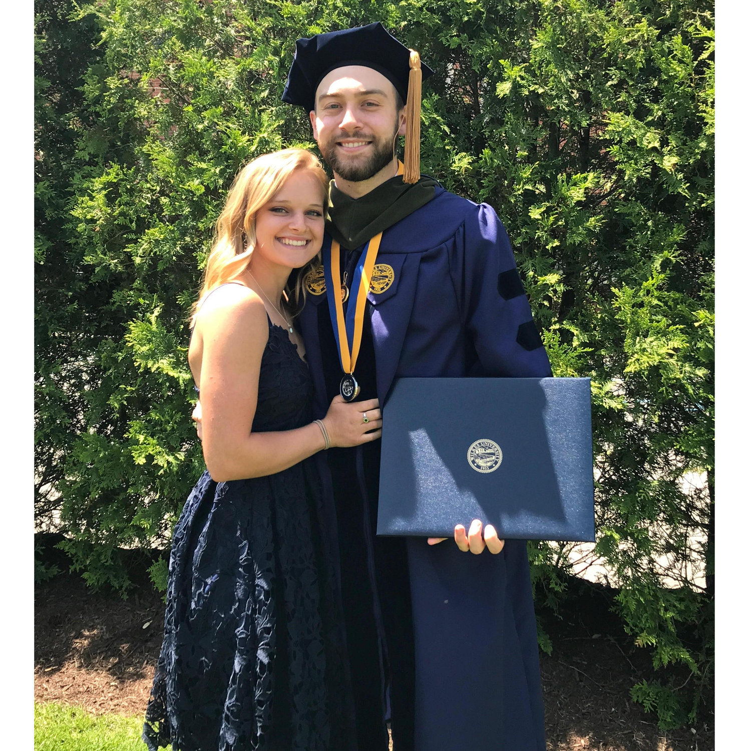 Andrew becomes Dr. Andrew St. Clair. He's officially a pharmacist!
