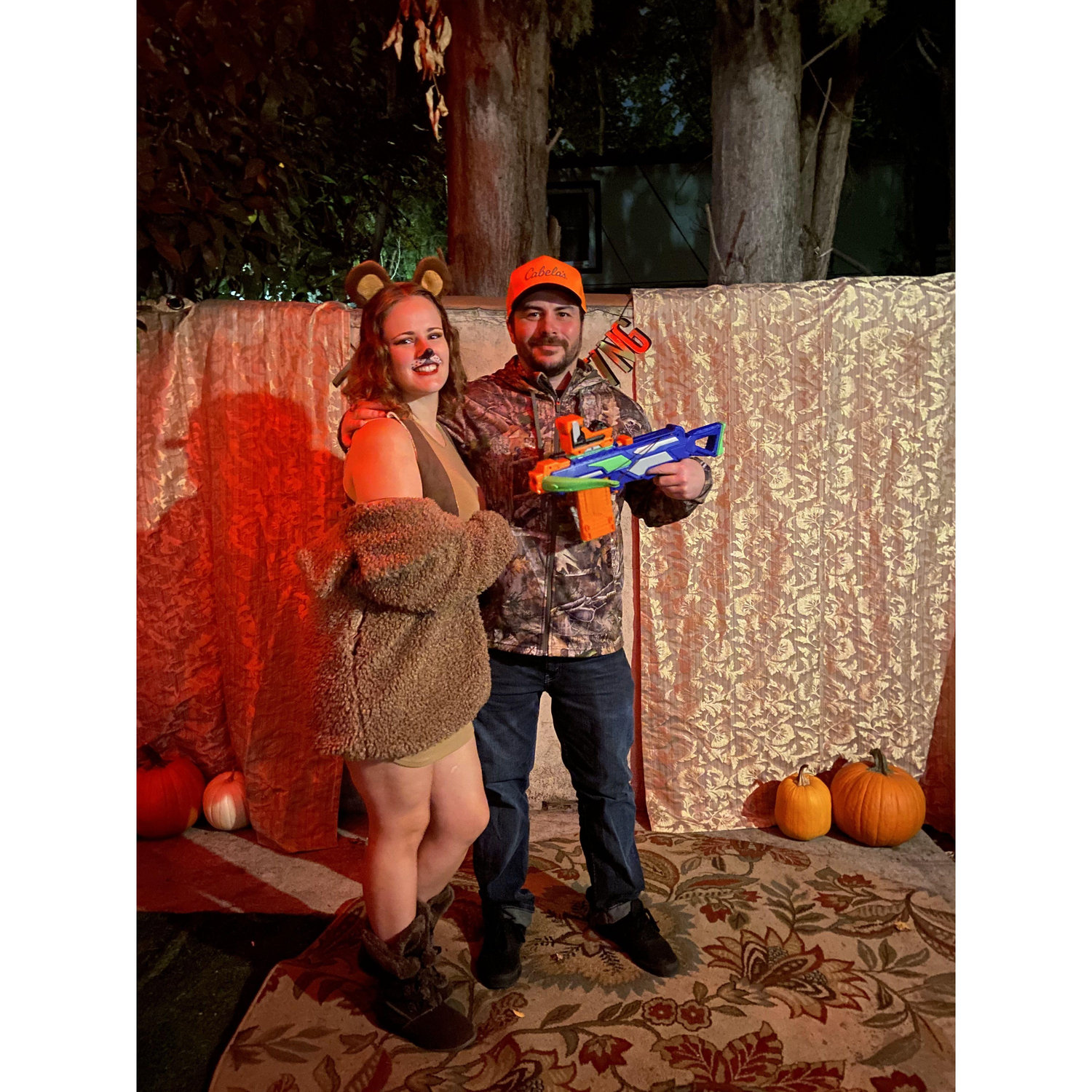 A bear and the hunter that caught her- Halloween 2021