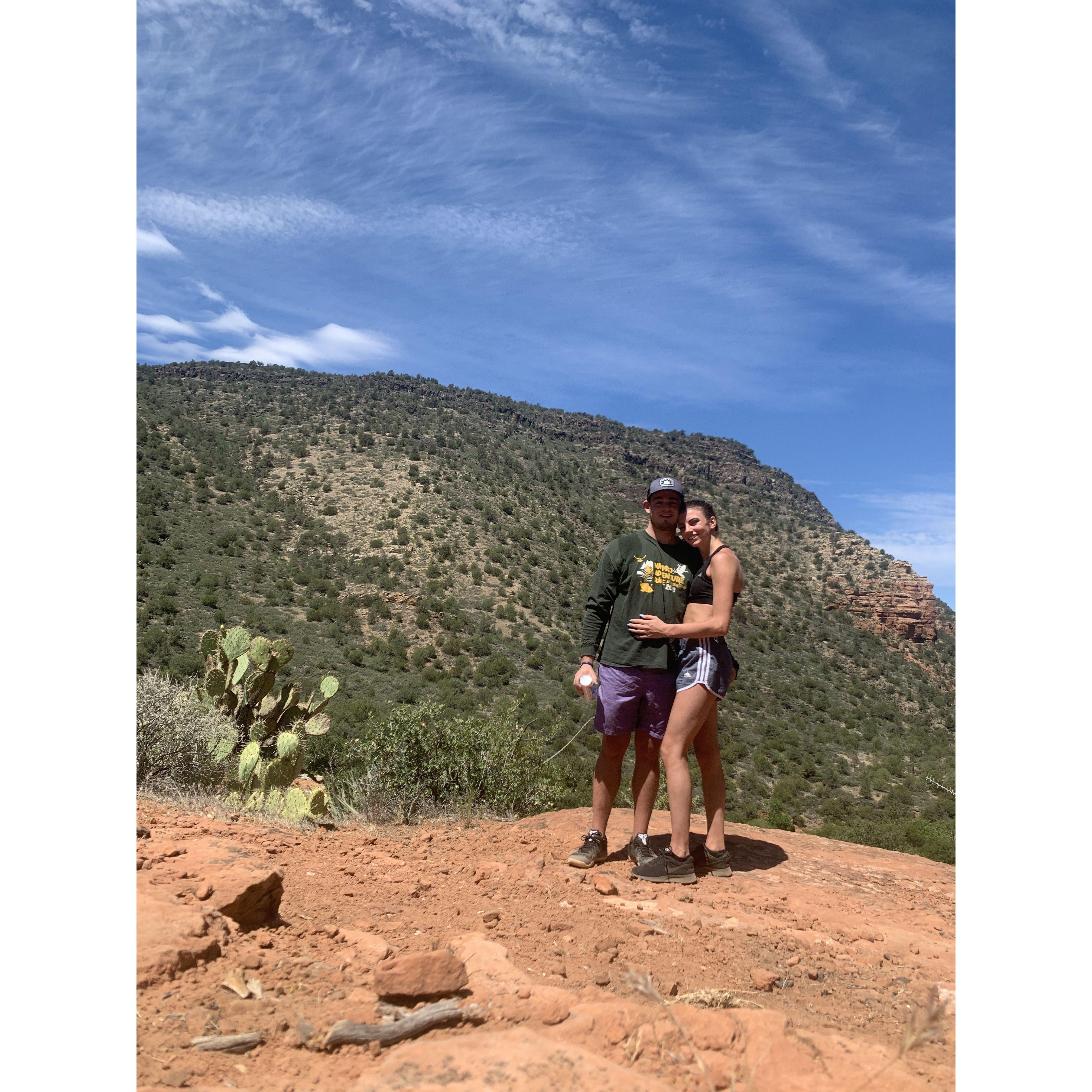 Hiking... this doesn't happen much