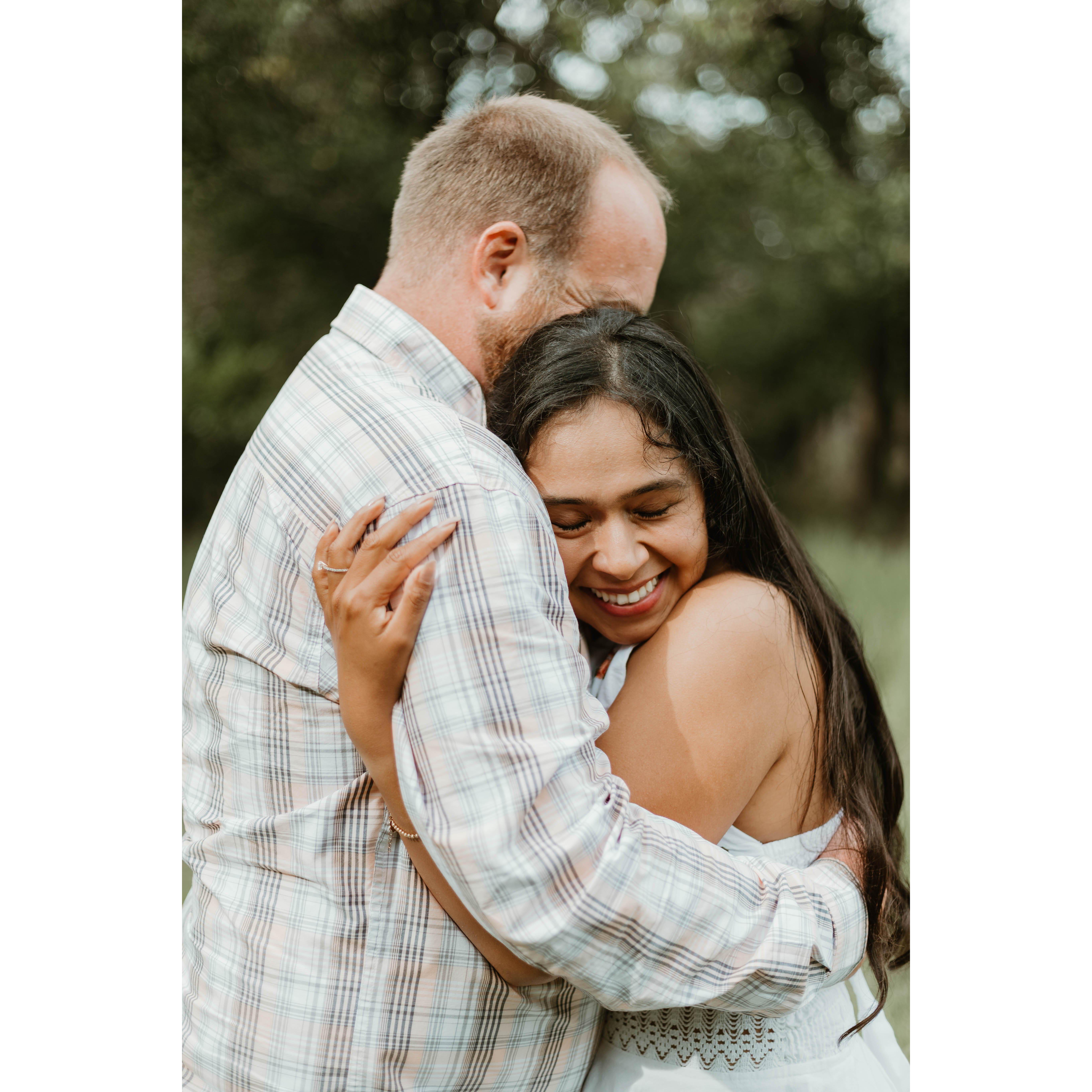 My best friend, my fiancé, my love.