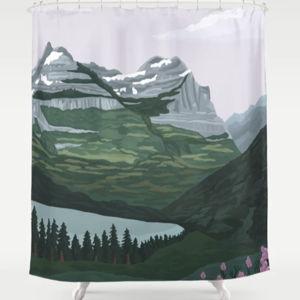 Glacier National Park Shower Curtain by Mary Wilder | Society6