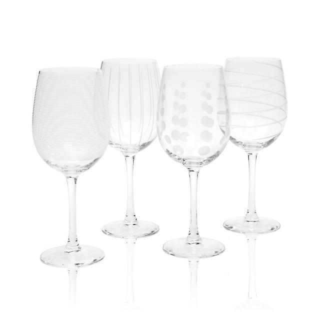 Mikasa Glassware, Set of 4 Cheers White Wine Glasses