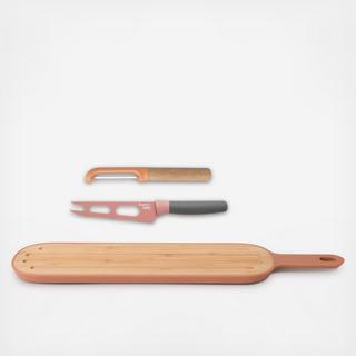 Leo 3-Piece Cutlery and Peeler Set