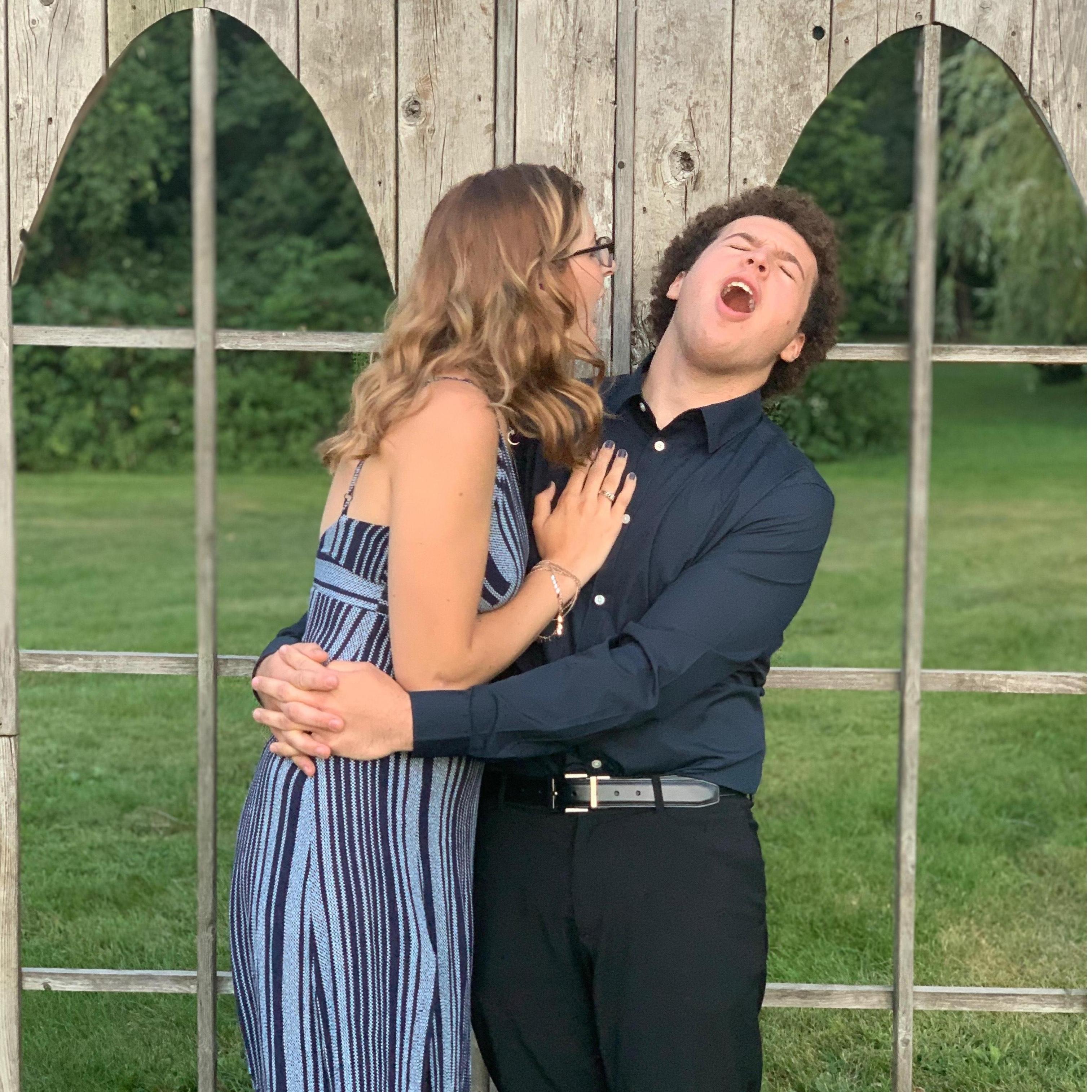 In case you're ever wondering what our relationship really looks like... I just wanted to give him a kiss