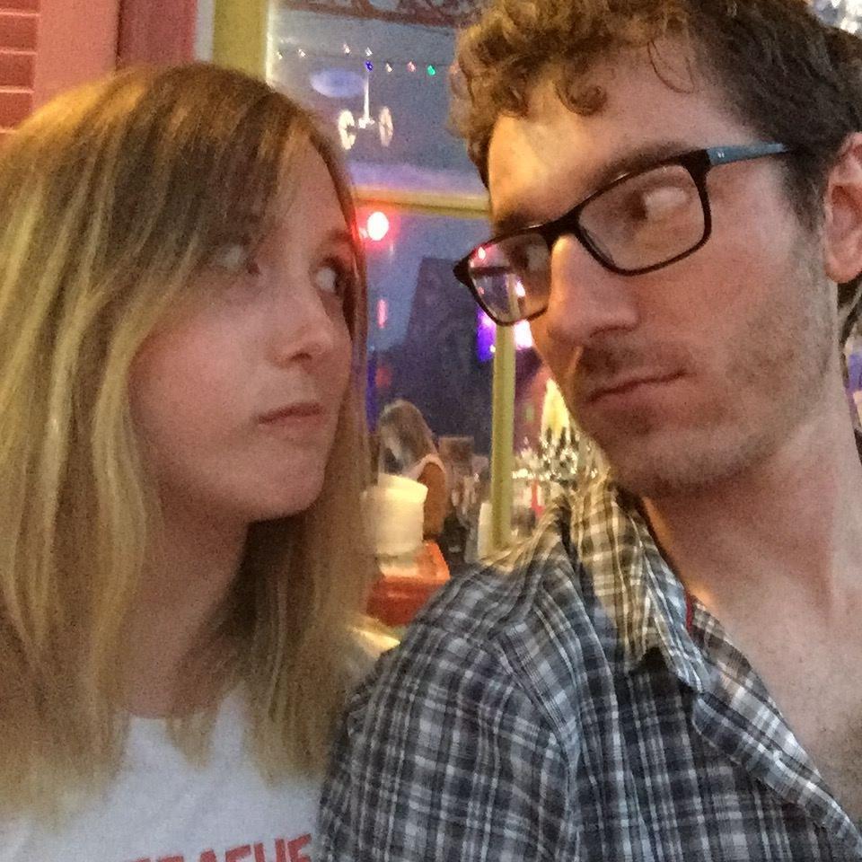 The only pic to make it back from Kyle's 30th Birthday trip - outside of Dat Dog, New Orleans