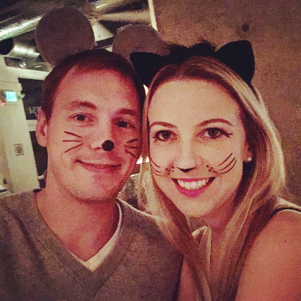 Our first Halloween together - meow!