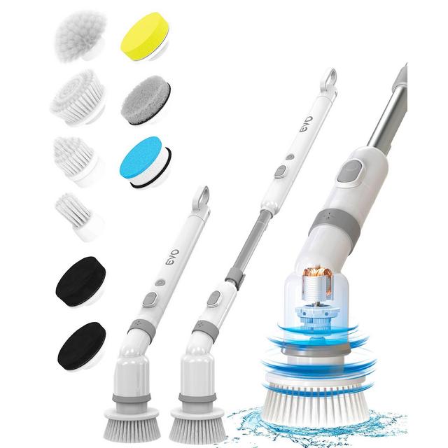 Tzumi Evo Scrub It Electric Cordless Spin Scrubber
