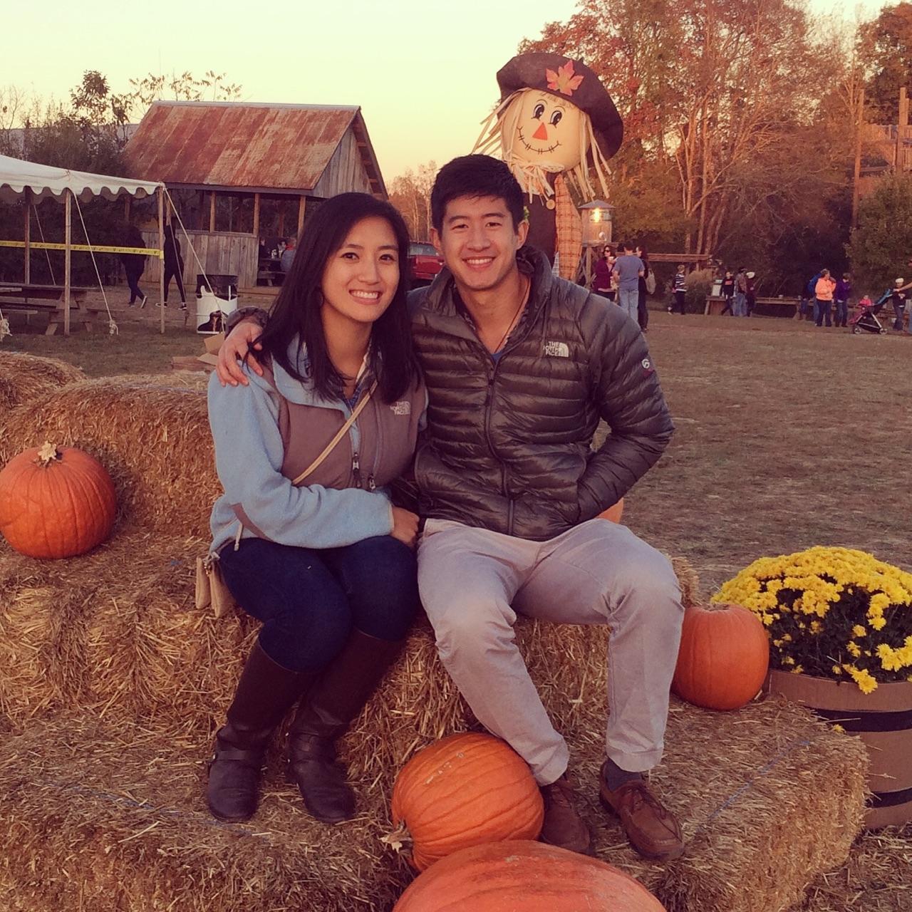 One of our first photos together at Honeysuckle Hill Farm in Tennessee.