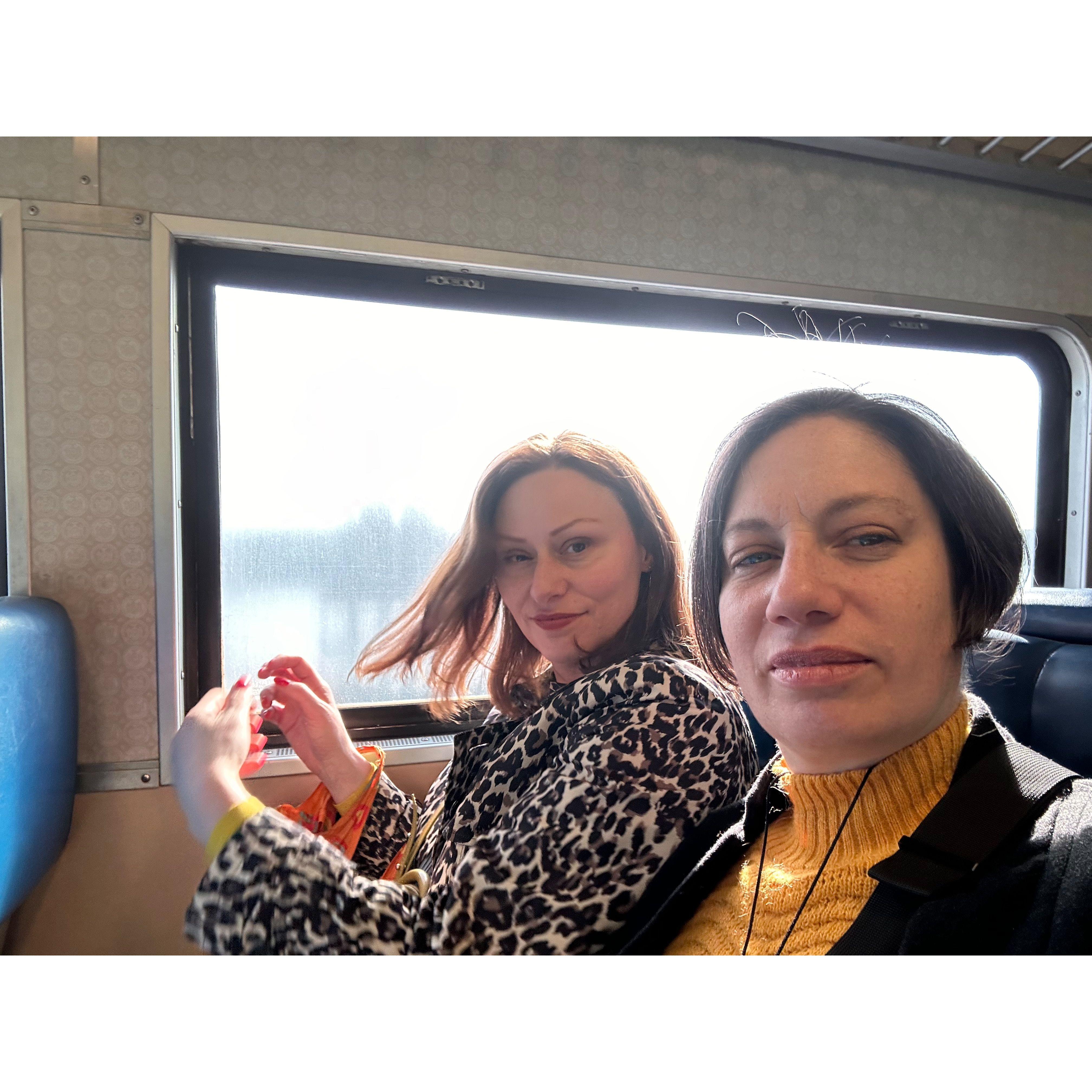 On the Hudson River line.