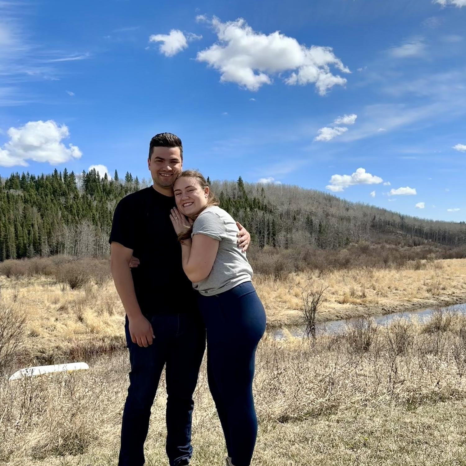 Getting engaged in the Capasin Valley. May 2024