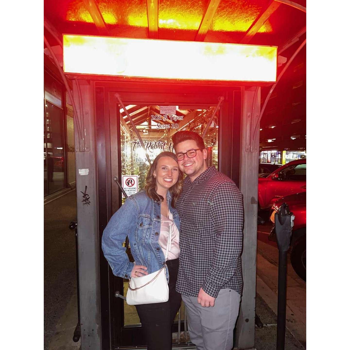 Our very first photo together!