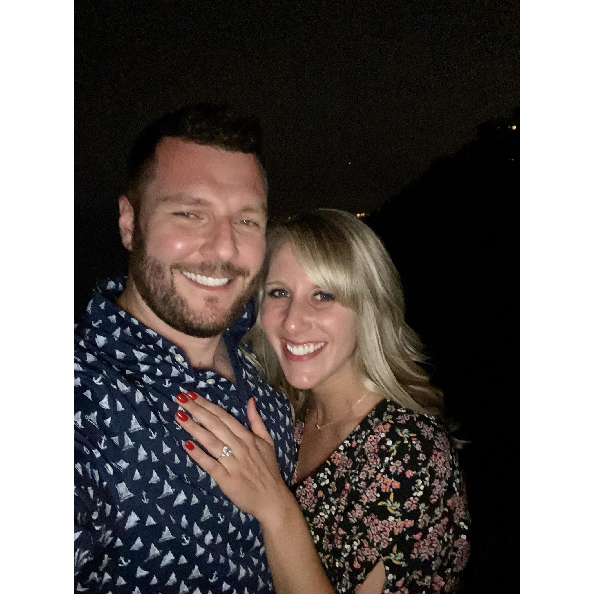 Selfie when we got engaged :)