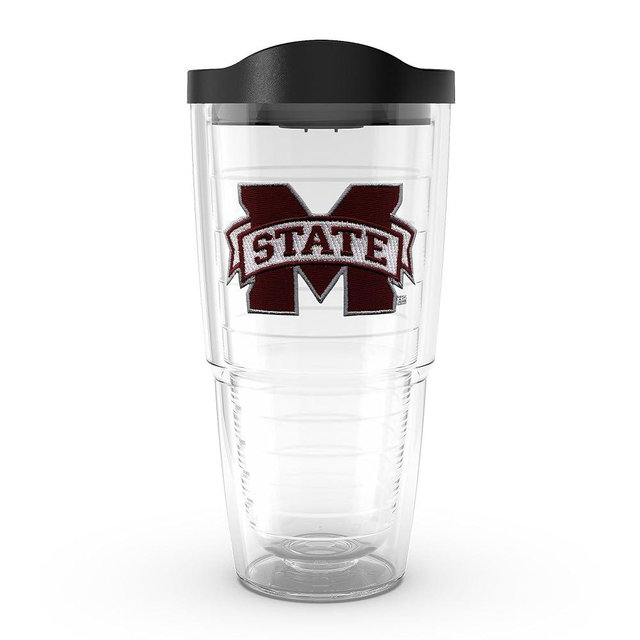 Tervis Made in USA Double Walled Mississippi State University Bulldogs Insulated Tumbler Cup Keeps Drinks Cold & Hot, 24oz, Primary Logo