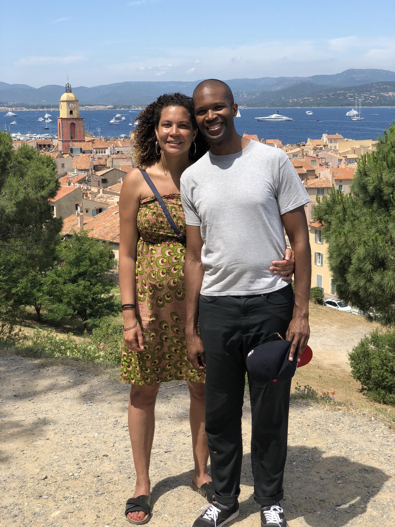Sunning ourselves in St. Tropez