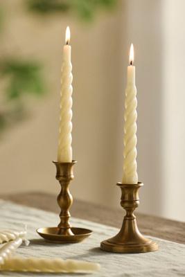 Twisty Tapers, Set of 6 Ivory
