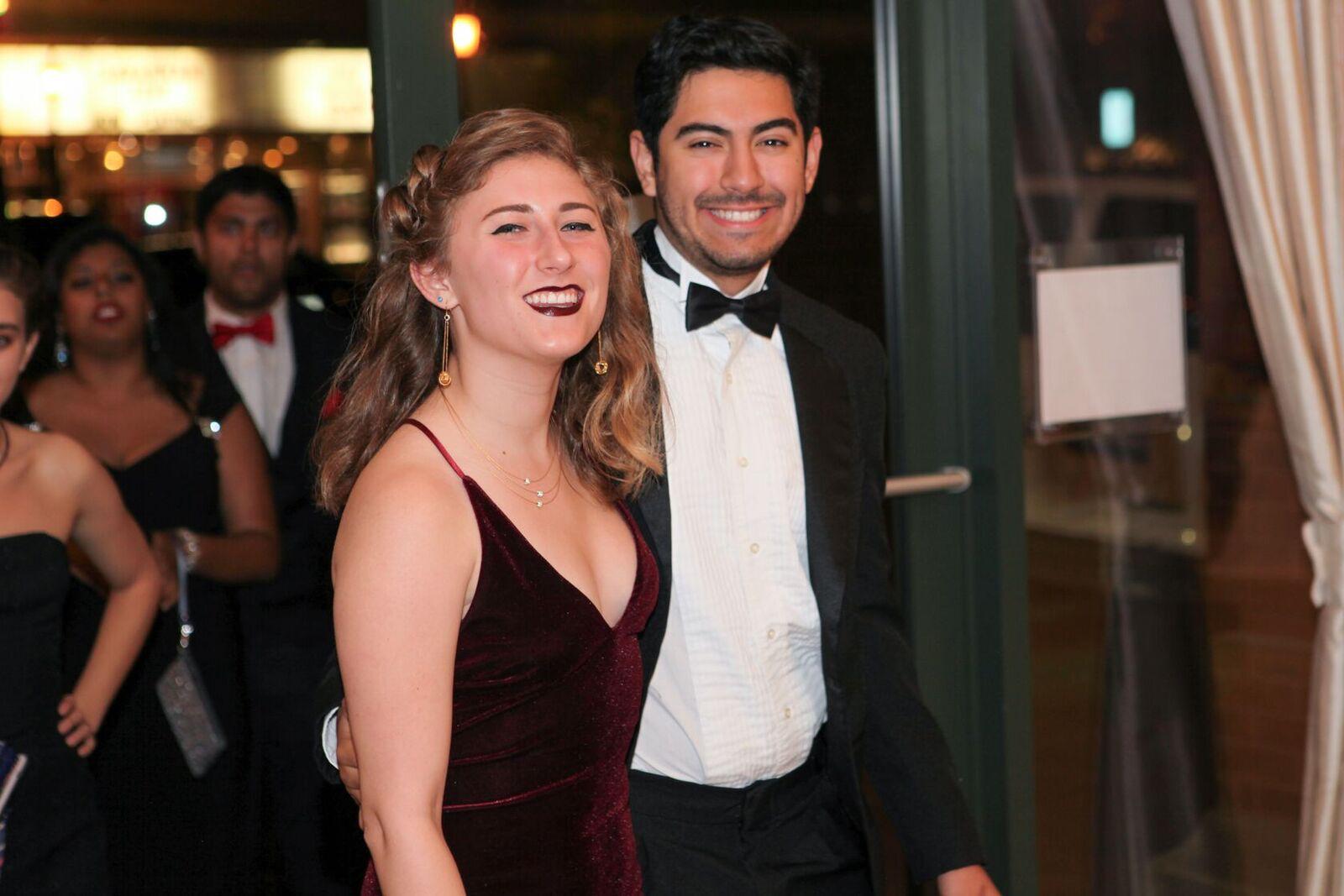 Esteban and Mallory at the Gamma Sig formal in Savannah