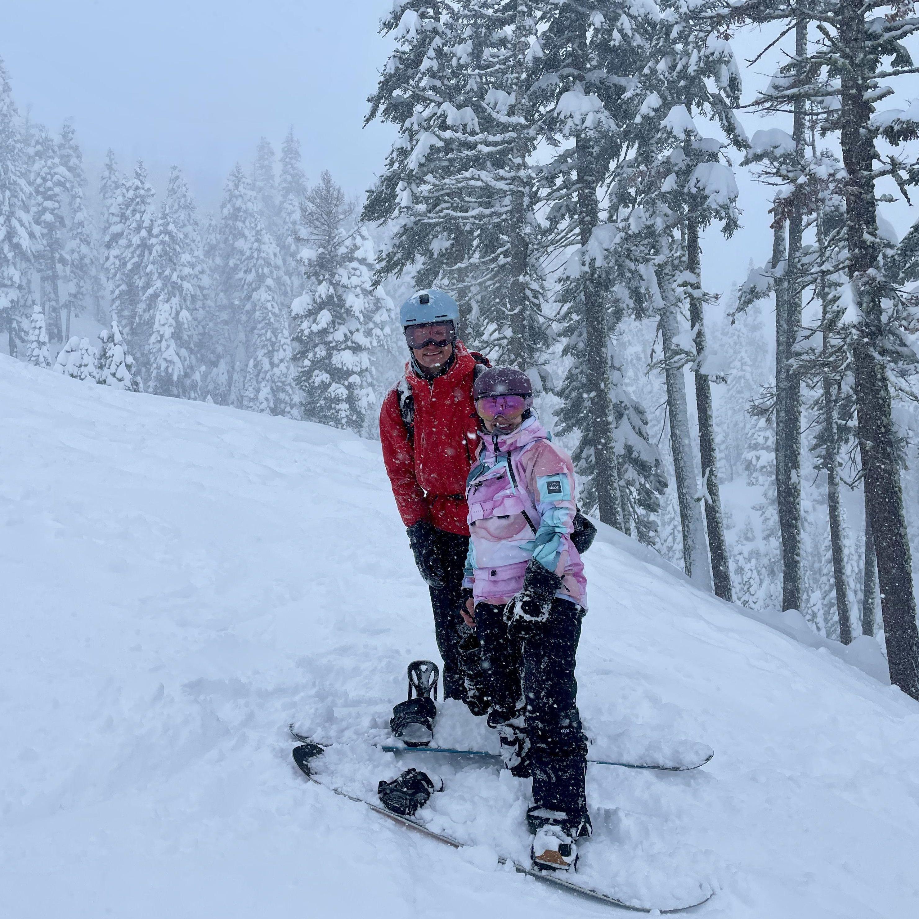 Lake Tahoe Palisades Snowboarding
